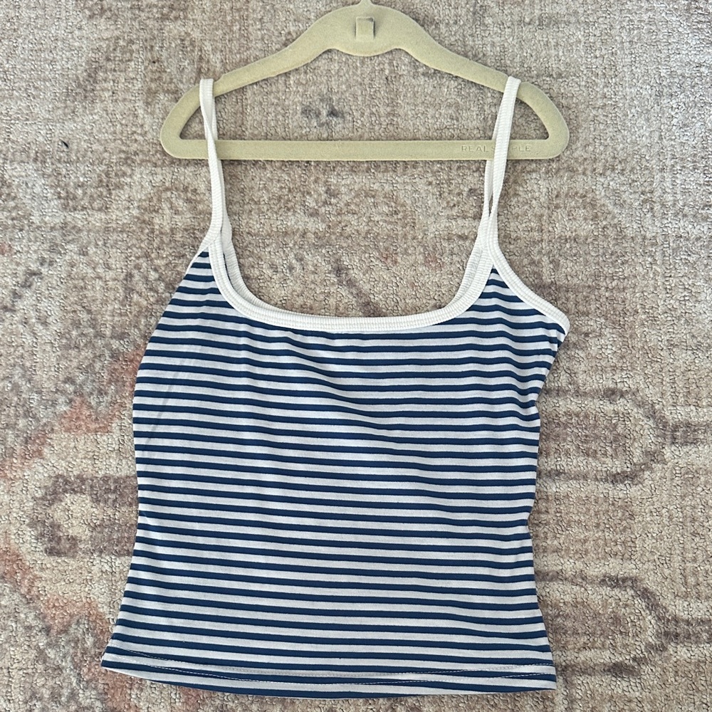 Princess PollyNavy and White Striped Camisole